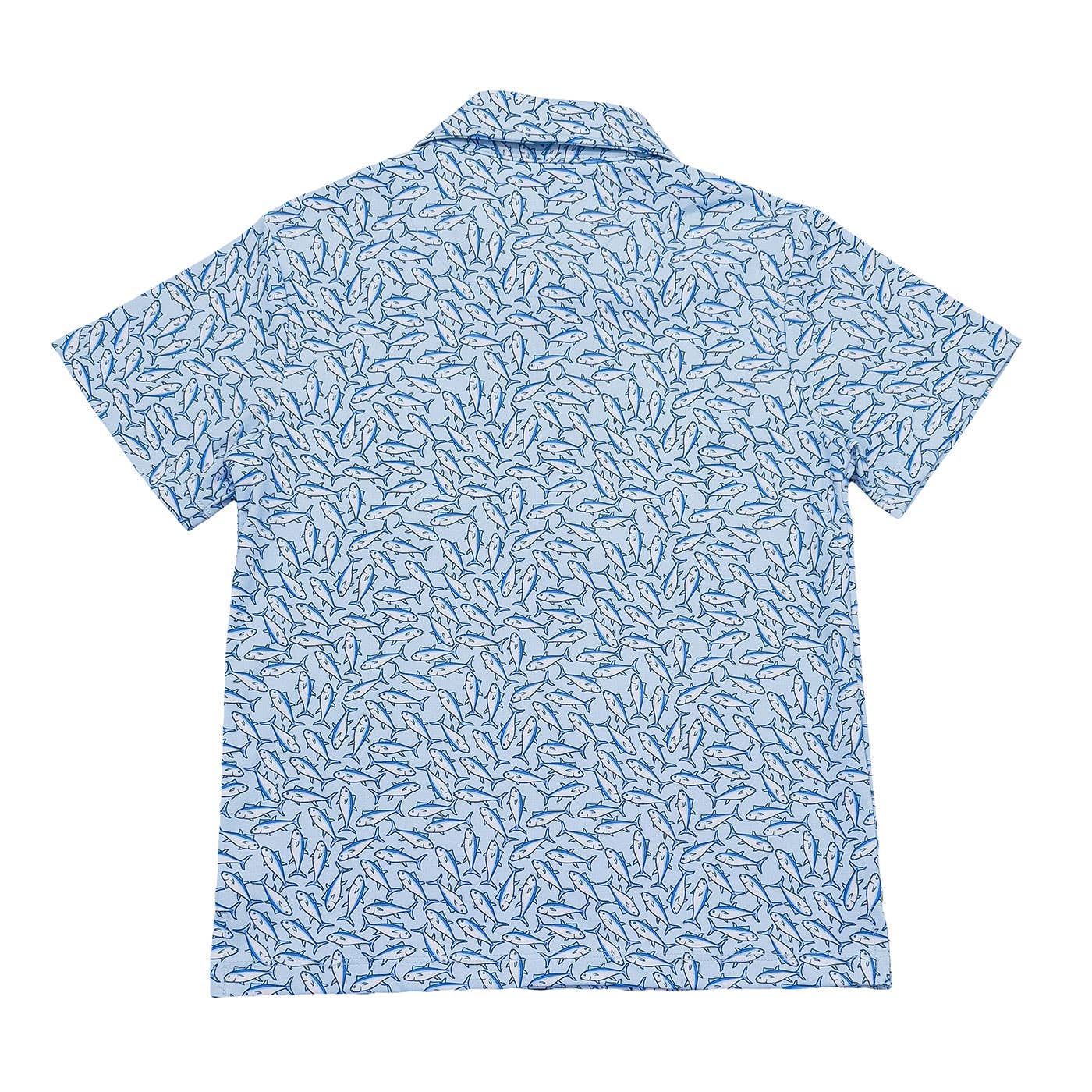 Inshore Boys Performance SS Polo Tuna