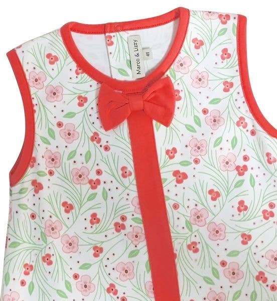 Cherry Blossoms A line girl's dress