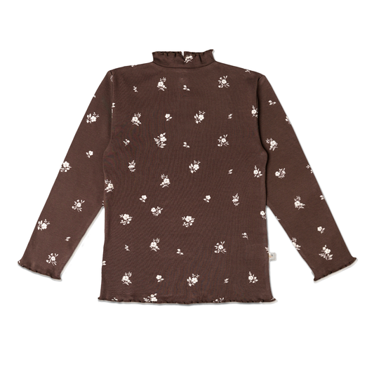 Organic Lettuce Hem Tee - Birch