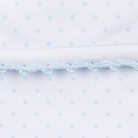 Little Love Gathered Gown - Light Blue: Preemie
