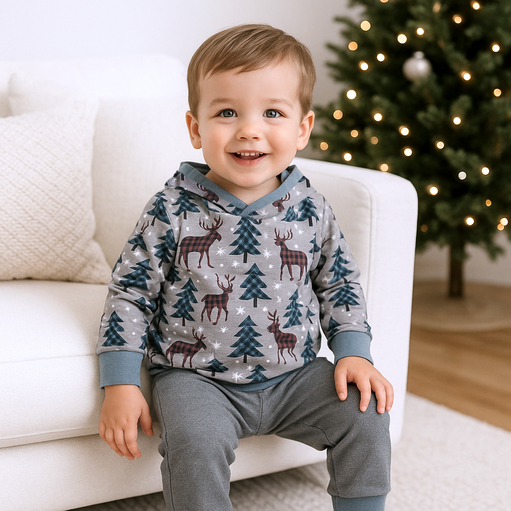 Christmas Boy's Bamboo Top & Pants