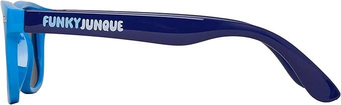 Kids Flexible Wire Sunglasses - Royal Blue/Smoke Lenses: Toddler