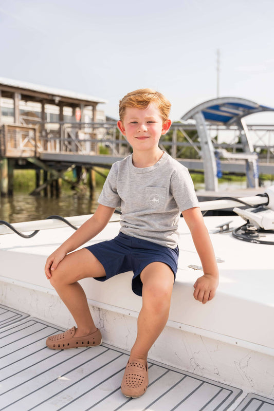 Boys Abaco Performance Shorts: Navy