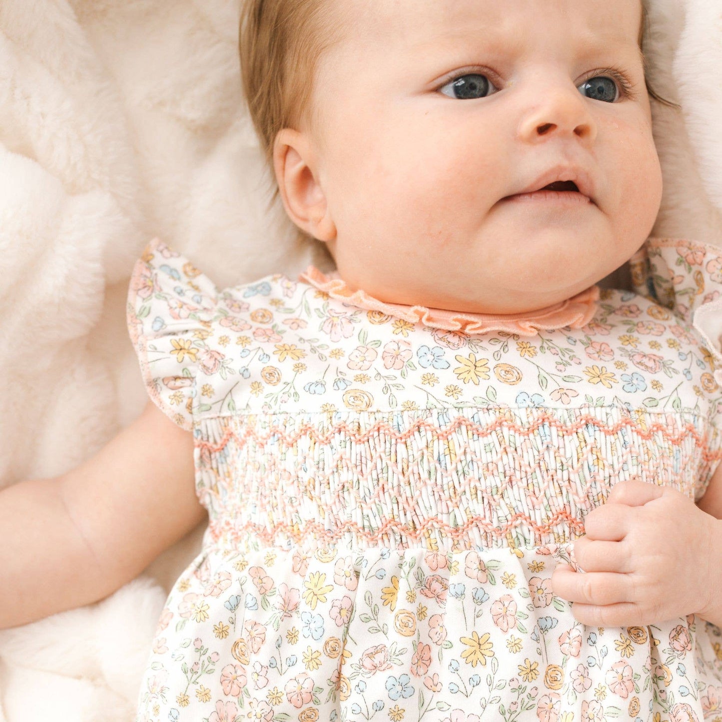 Enchanted Meadows Smocked Bubble