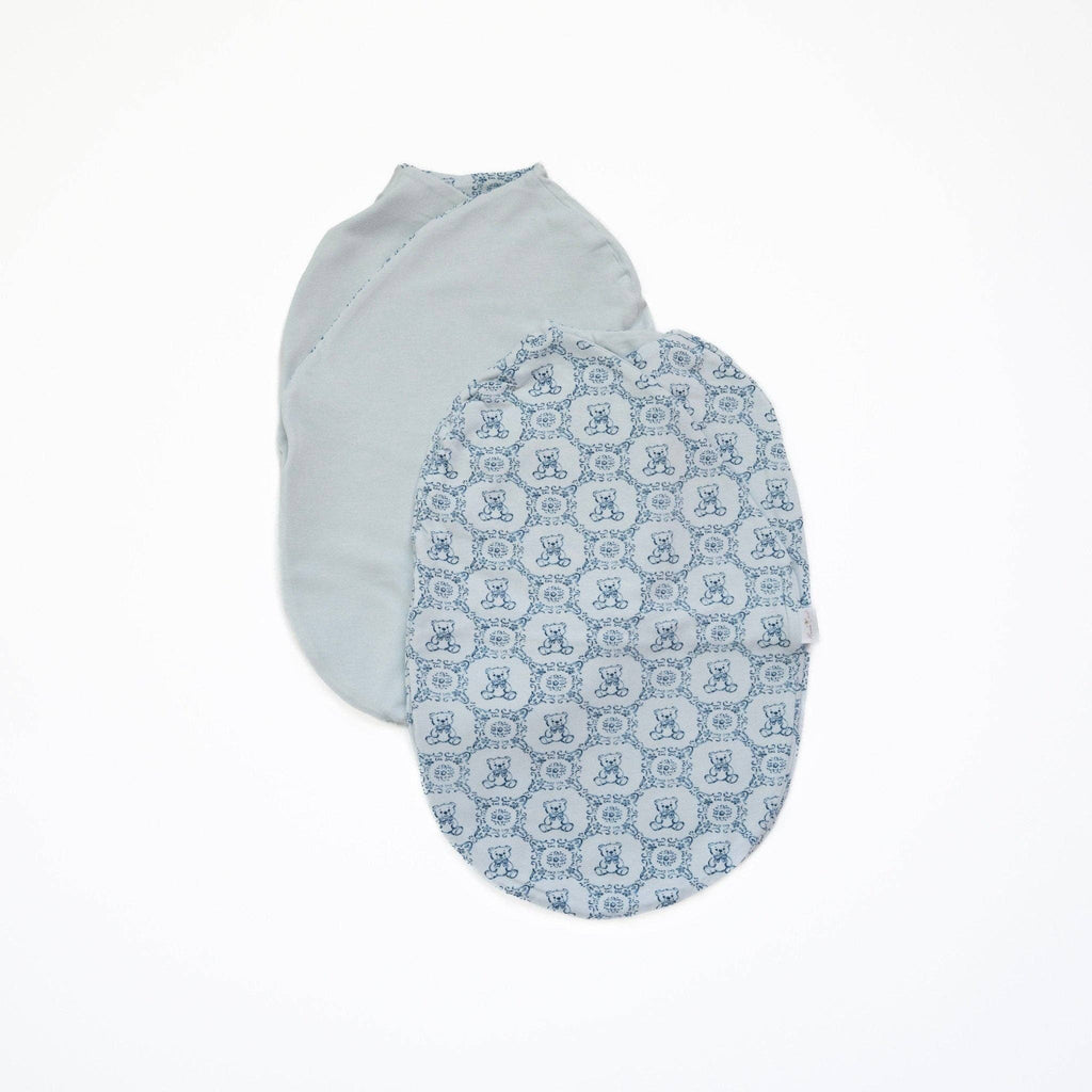 COCOON SWADDLE: Bon Voyage / Small with knotty beanie