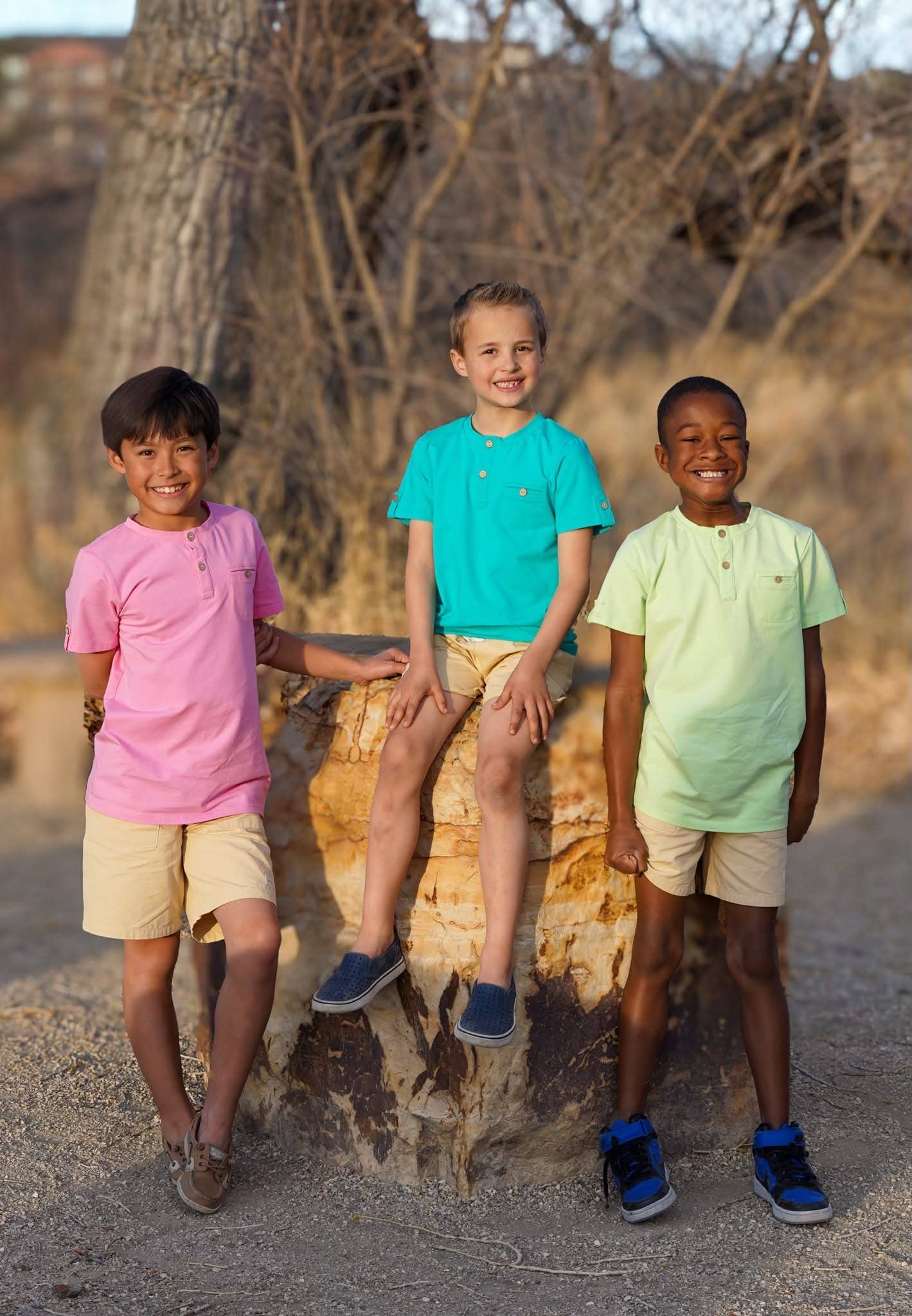 Light Khaki Take-a-Hike Drawstring Shorts