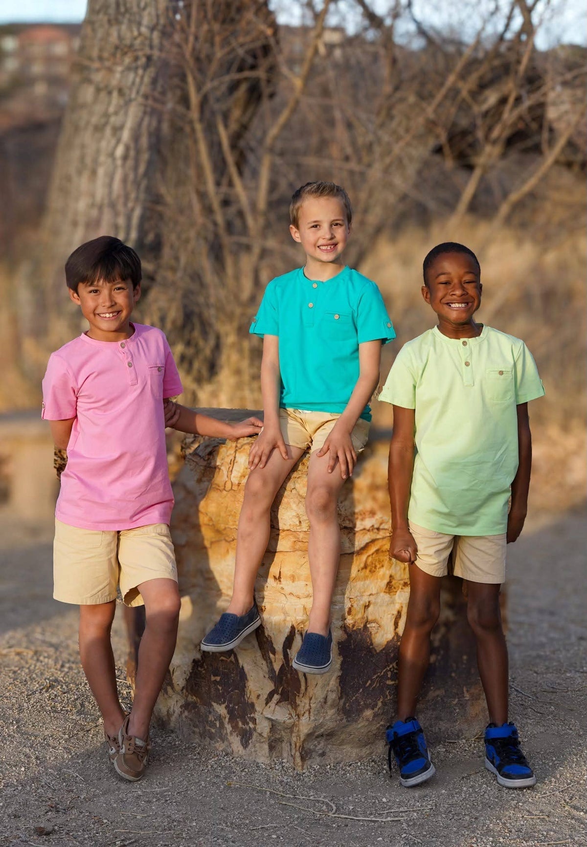 Light Khaki Take-a-Hike Drawstring Shorts