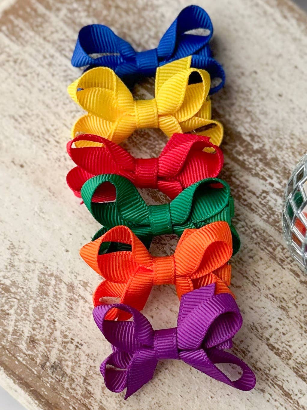 Bitty Bow Variety Pack - Baby Bows: Pastel