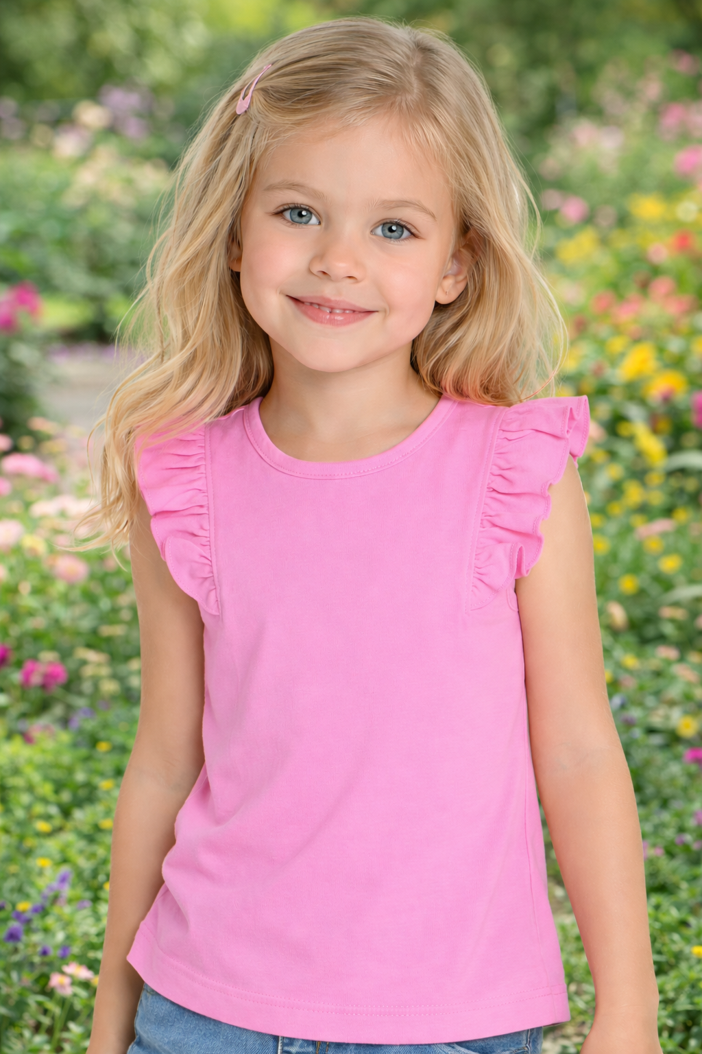 Positano Collection Fuchsia Pima Top: 6YR