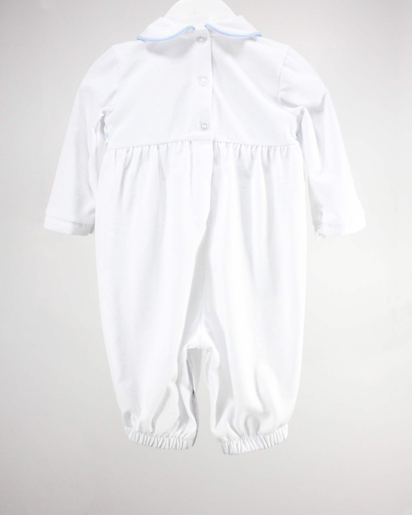 White and Light Blue Levi Gown: P