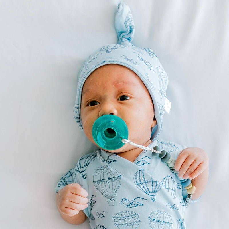 KNOTTY BEANIE: Teddy Tiles / 0-6m