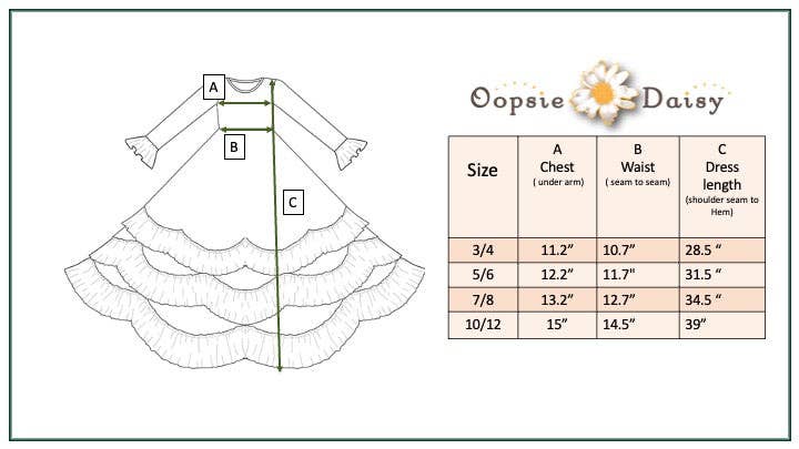 Girls Winter Rose Floral Long Sleeve Ruffles Dress