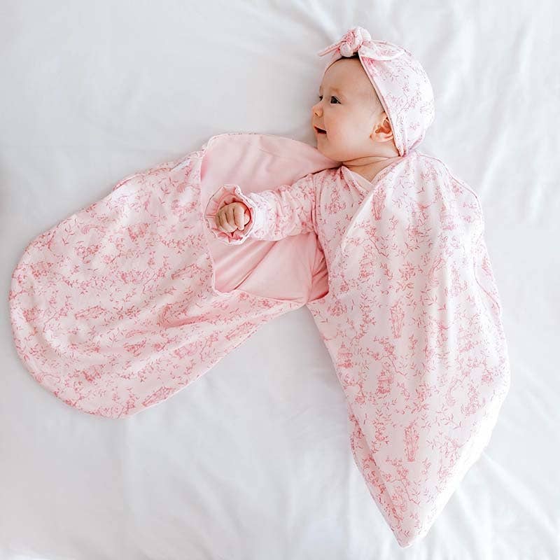 COCOON SWADDLE: Teddy Tiles / Small