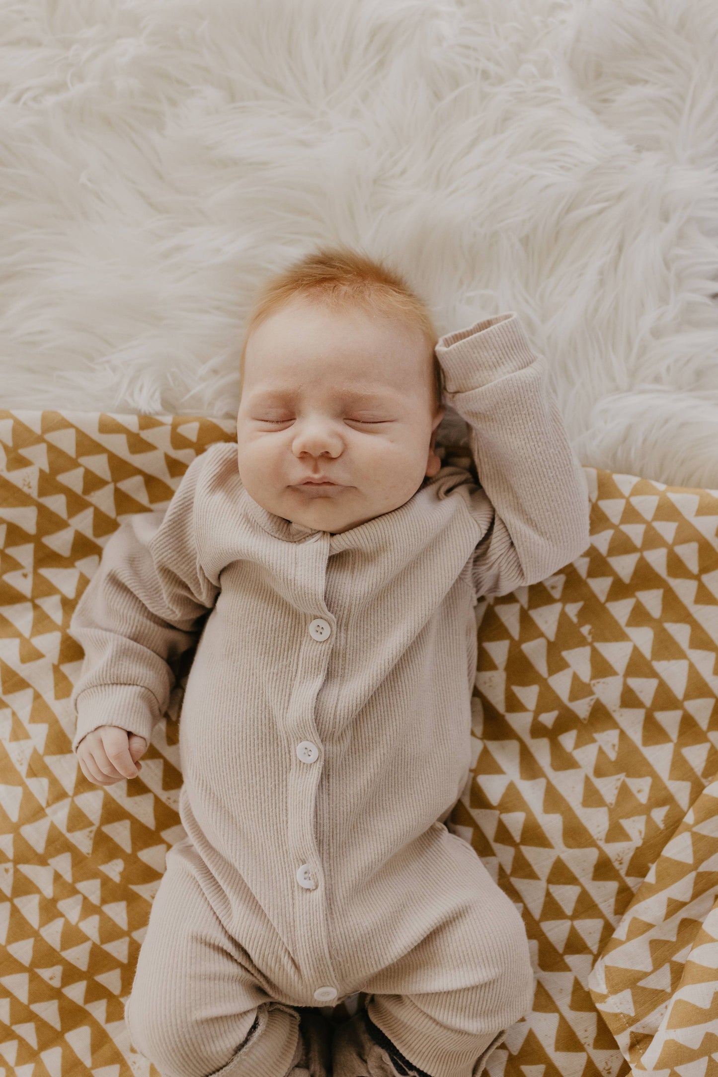 Muslin Swaddle Baby Blanket - Mountains Swaddle: Ice Blue