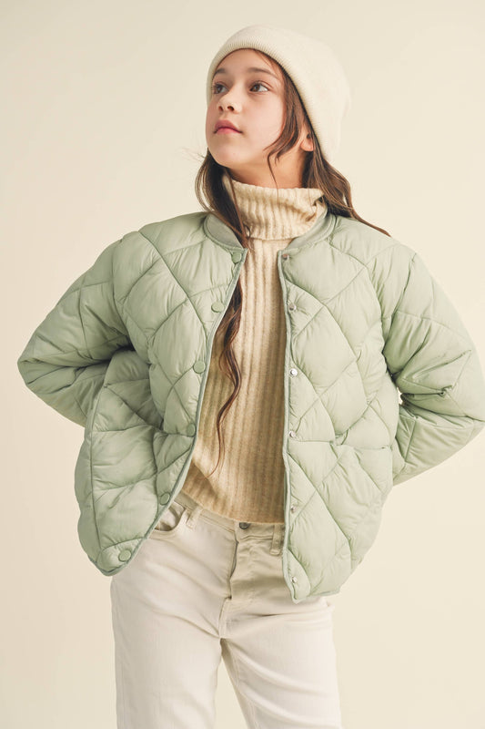 Girl's Quilted Jacket