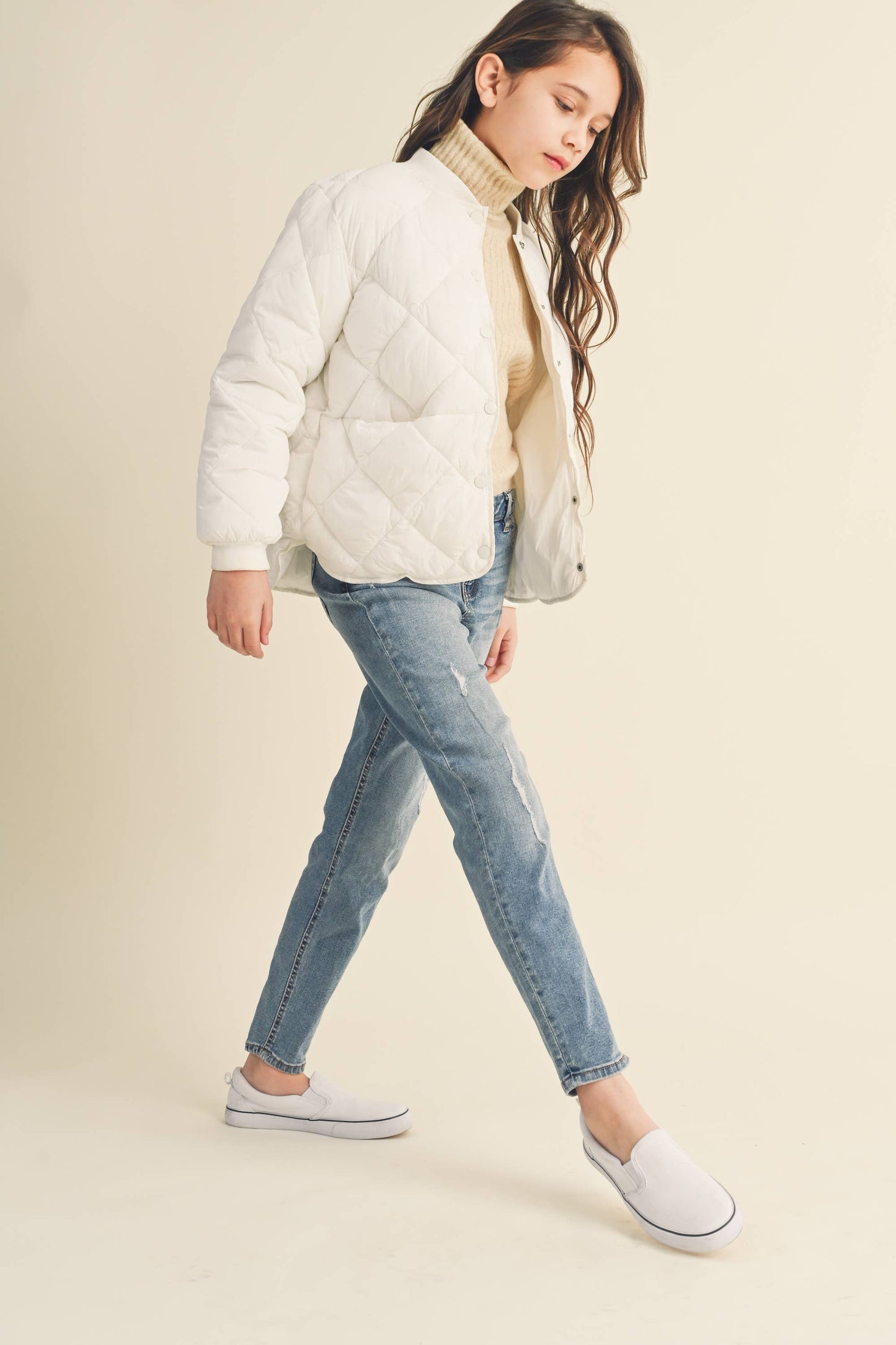 Girl's Quilted Jacket