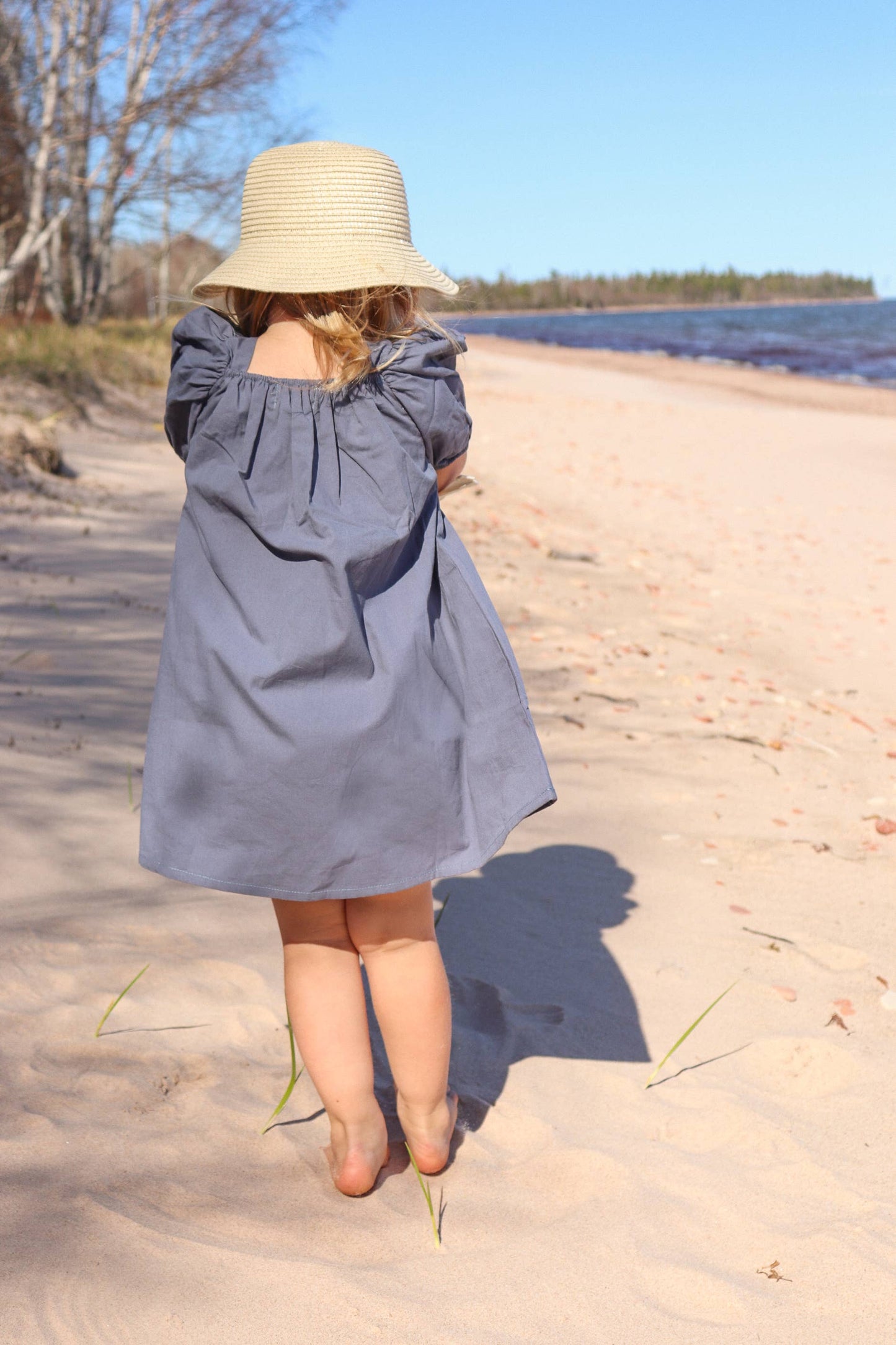 The Poppy Puff Sleeve Dress w/ Matching BLOOMERS  Baby Dress