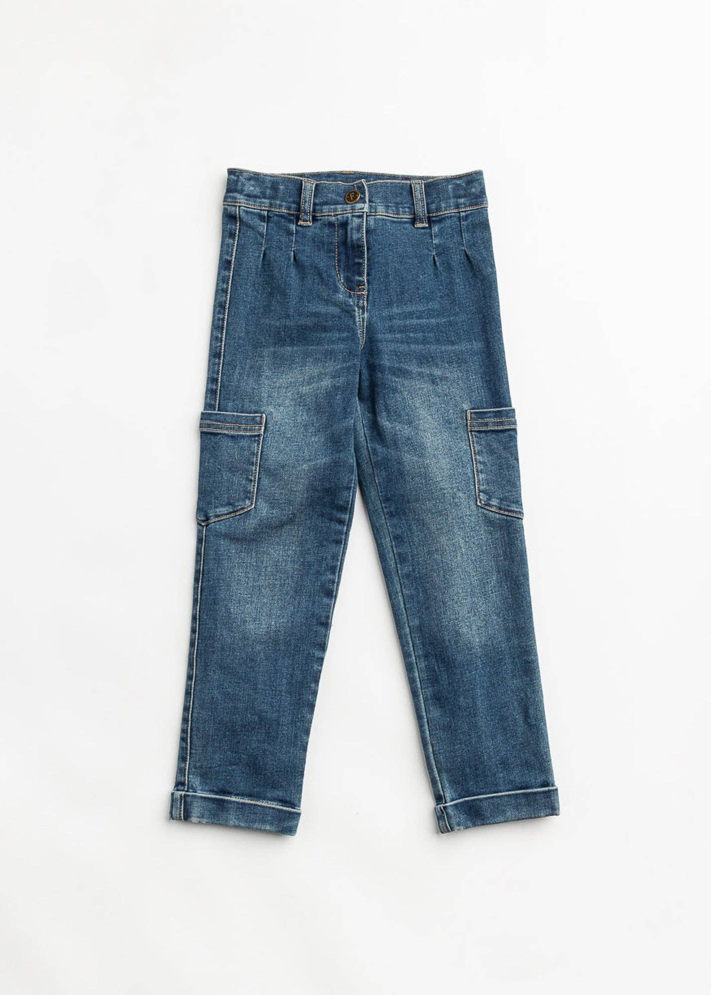 Go Anywhere Jeans: Medium Dark Wash