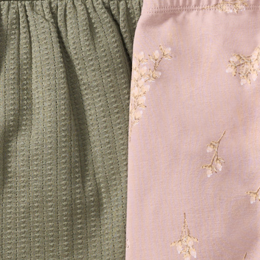 Budding Beauty Infant Tunic Set: Tranquility