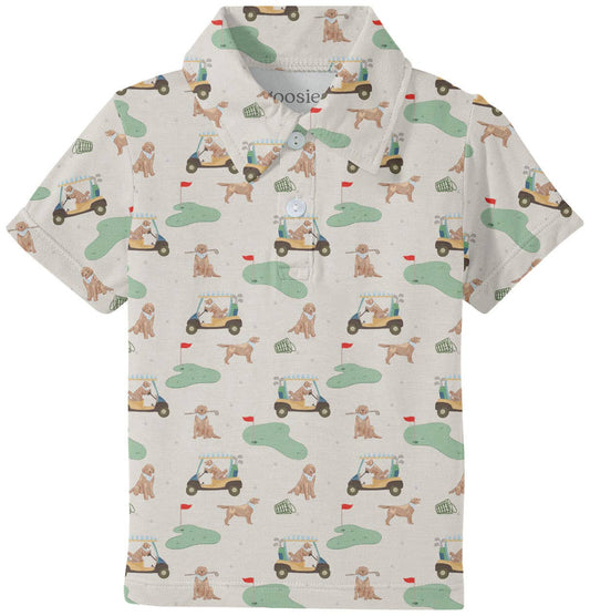 Barks & Birdies (Golf Dogs) Short Sleeve Polo Shirt