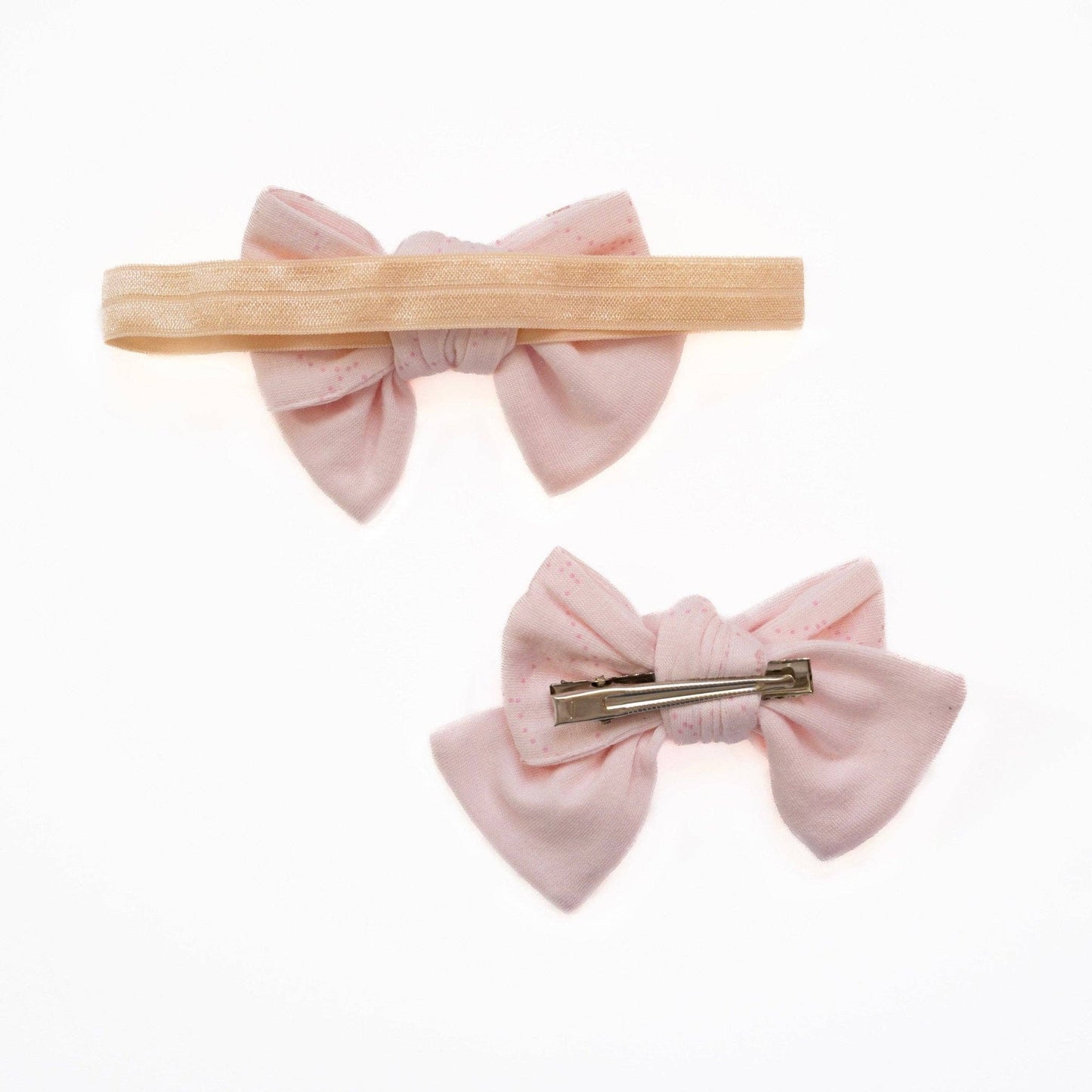 HEADBAND & BOW SET: Whimsical Garden / ONE SIZE