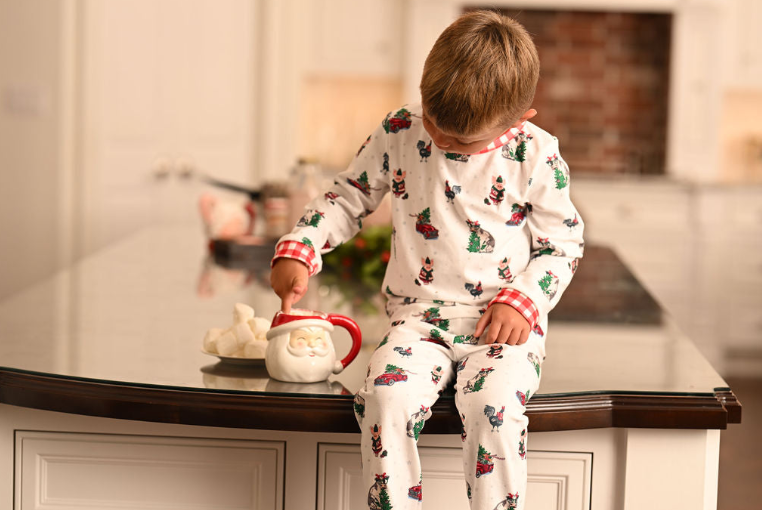 Christmas 2024 Pajamas- Kids Christmas on the Farm- Buttflap
