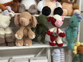 Locally handmade crocheted animals.