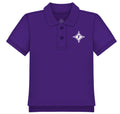 Furman purple polo shirt