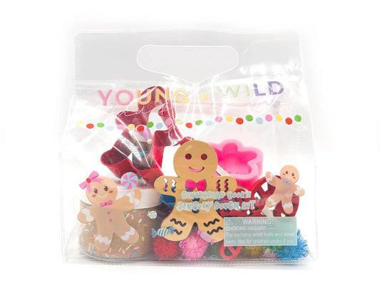 Gingerbread Sensory Dough Bag