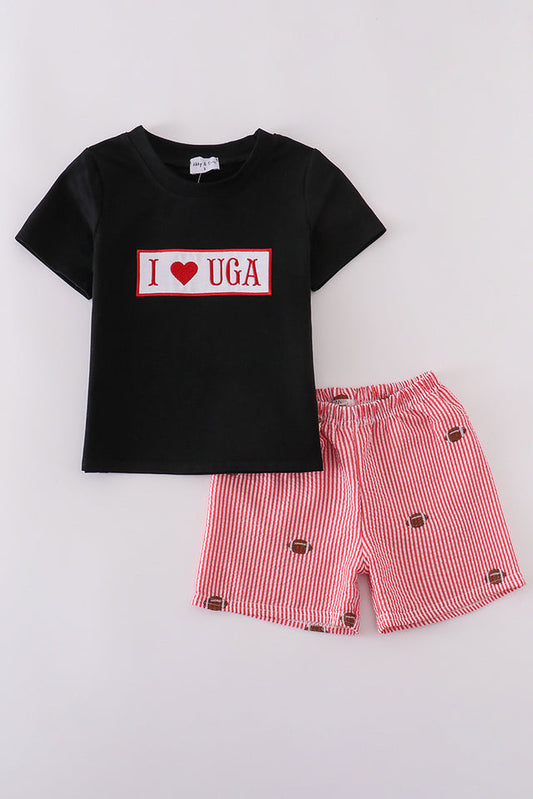 I Love UGA Football Set
