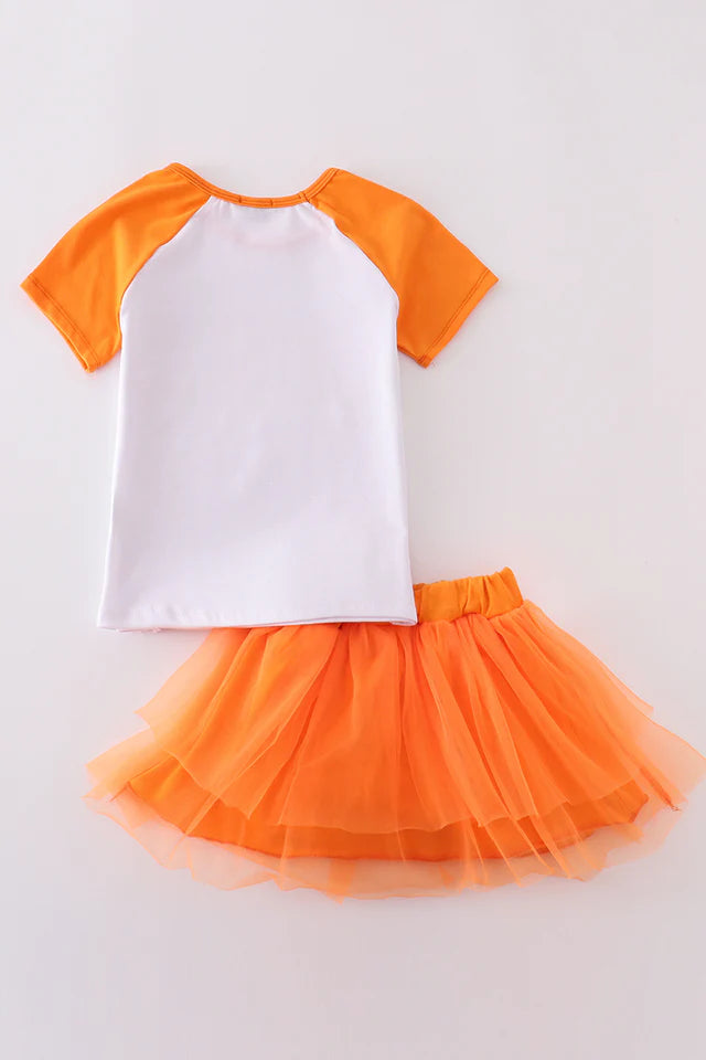 Tennessee bow girl skort set - Wild Lapin Children’s Boutique