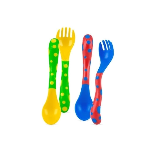 Fun Feeding Forks & Spoons 2 Sets