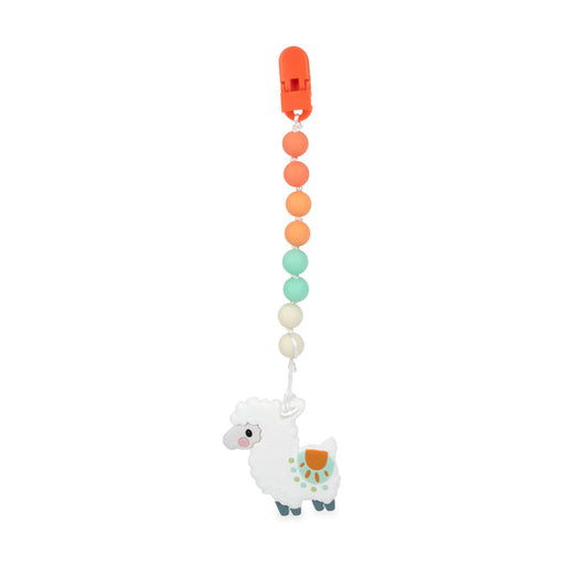 Silicone Teether with Pacifier clip
