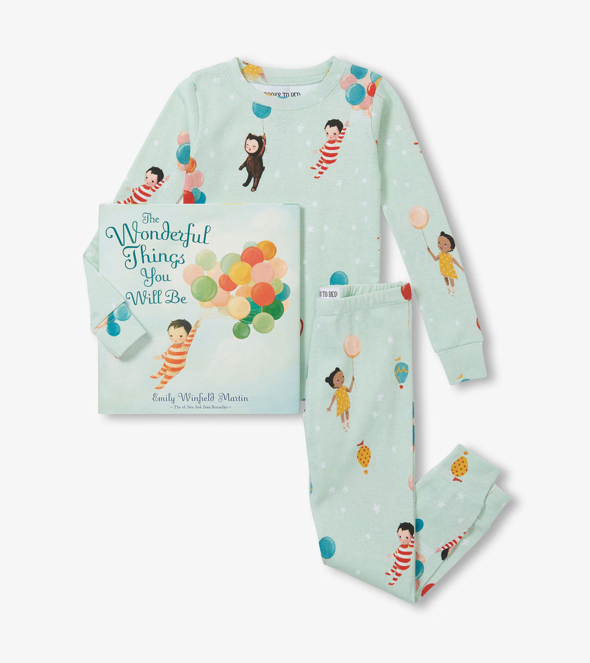Wonderful things you will be pajama set with book - Wild Lapin Children’s Boutique