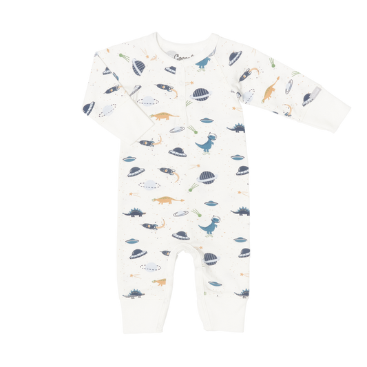 Spaceships Toddler Cotton modal union suit