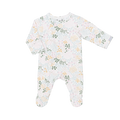 Strawberry Cotton modal zipper footie - Wild Lapin Children’s Boutique