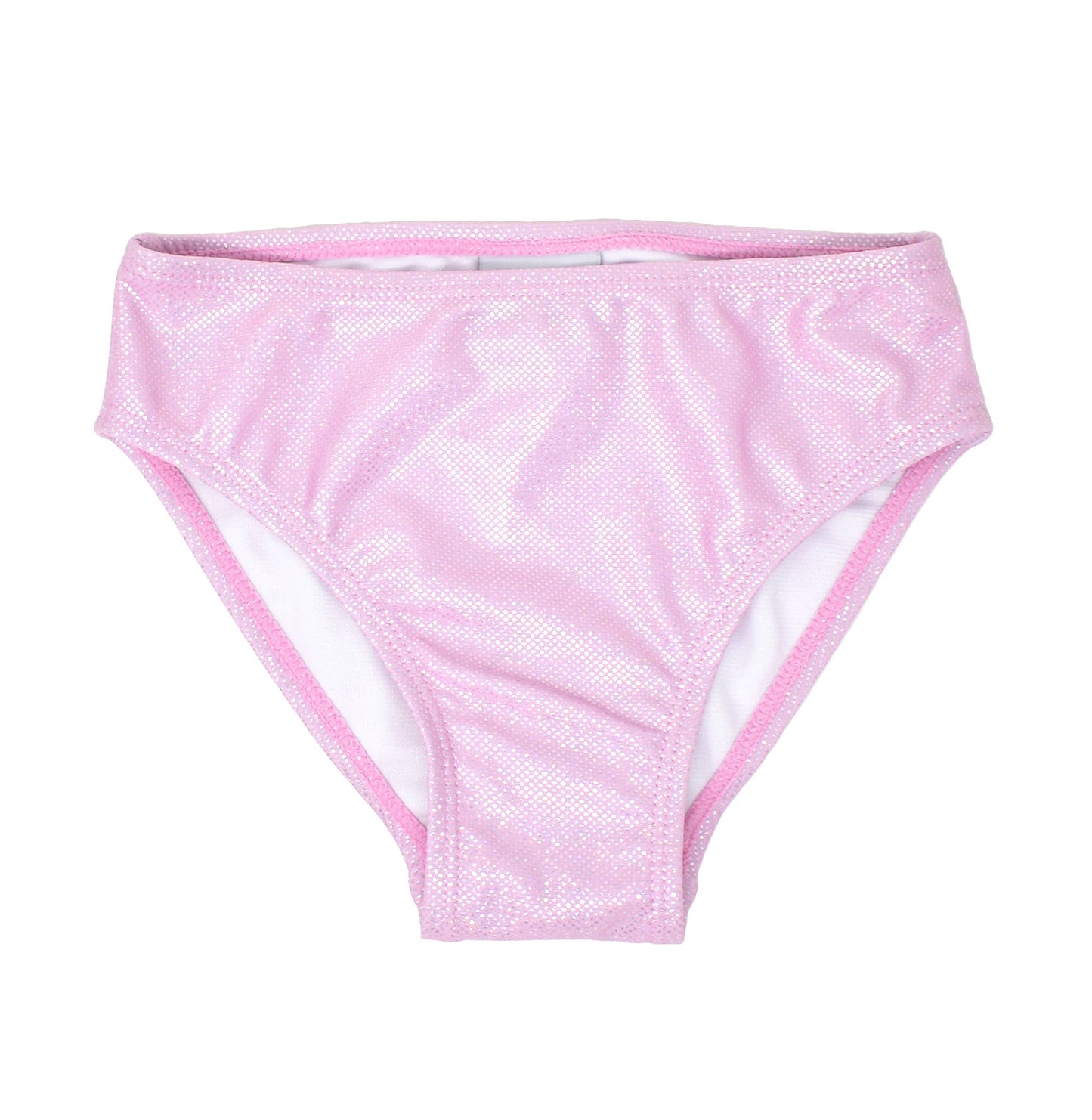 Kids UPF50+ Ruffle Rash Guard Mermaid Friends Swim Top & Sparkling Sunset Bottoms