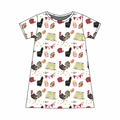 Charlotte Play Dress - Gameday Rooster