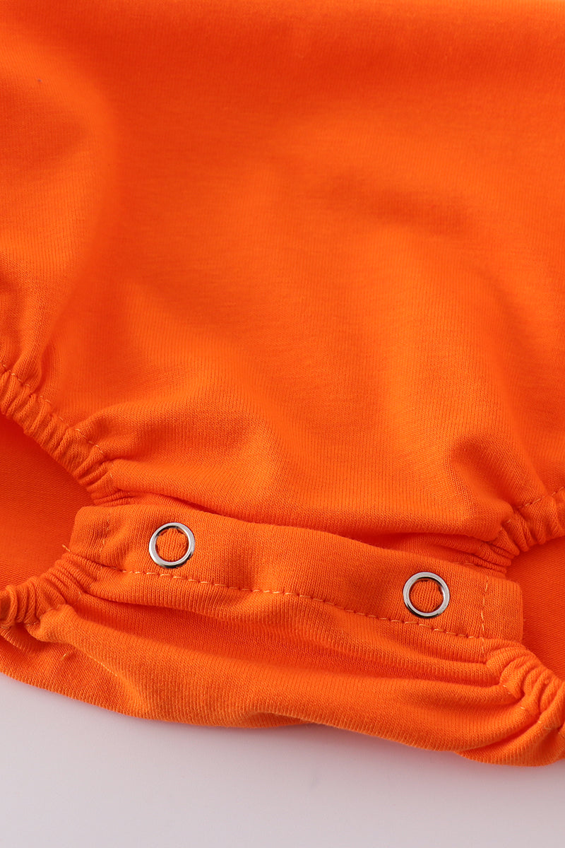 Orange Clemson Embroidery Bubble