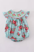 Rosebud Bliss Print Smocked Bubble - Wild Lapin Children’s Boutique