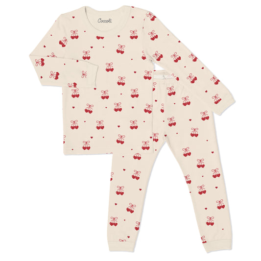 Sweetheart Cherry LS Pajamas