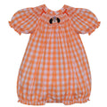 Orange plaid Tennessee bubble - Wild Lapin Children’s Boutique