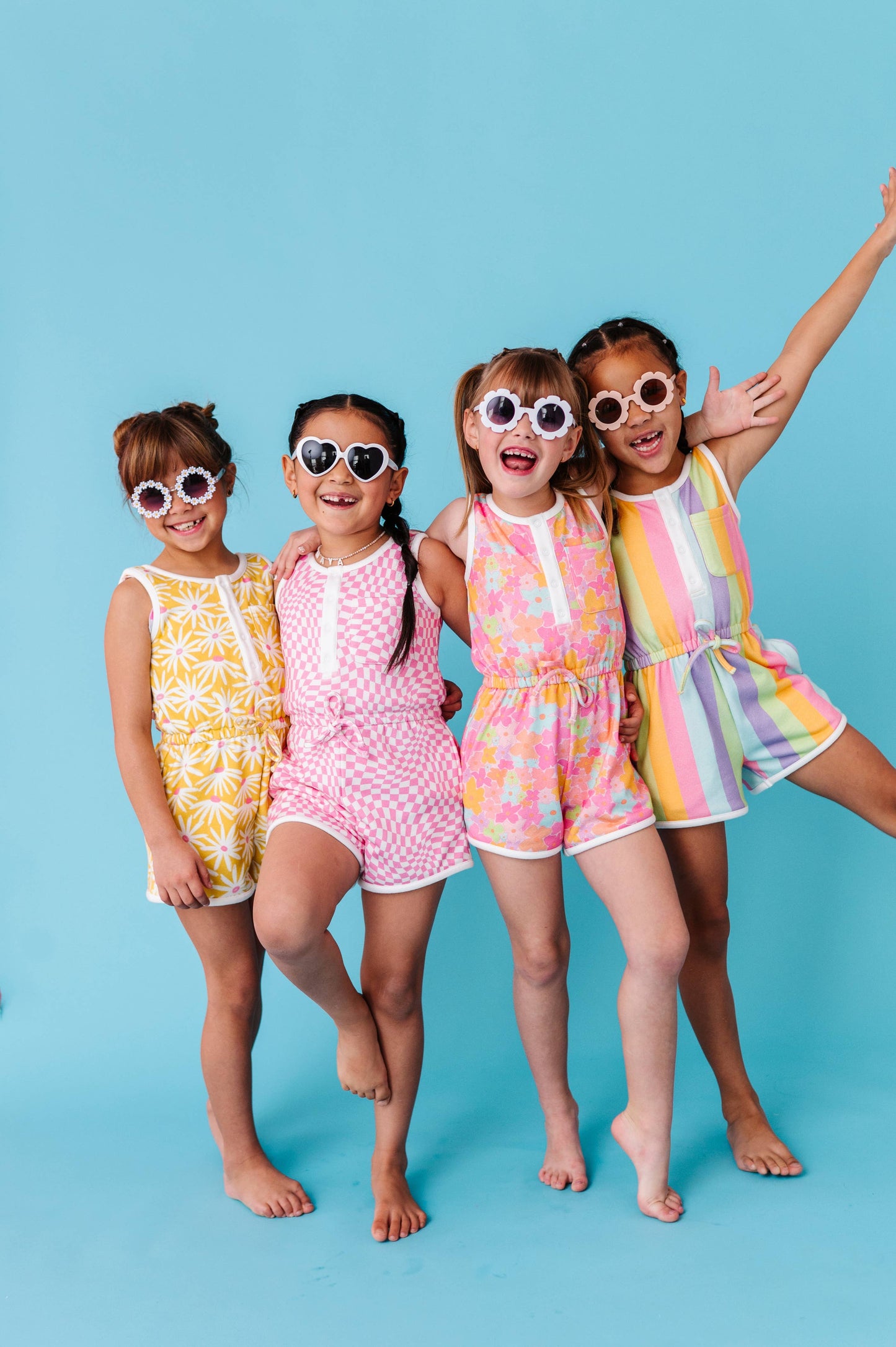 Tutti Fruitti Blossom Girls Tank Romper