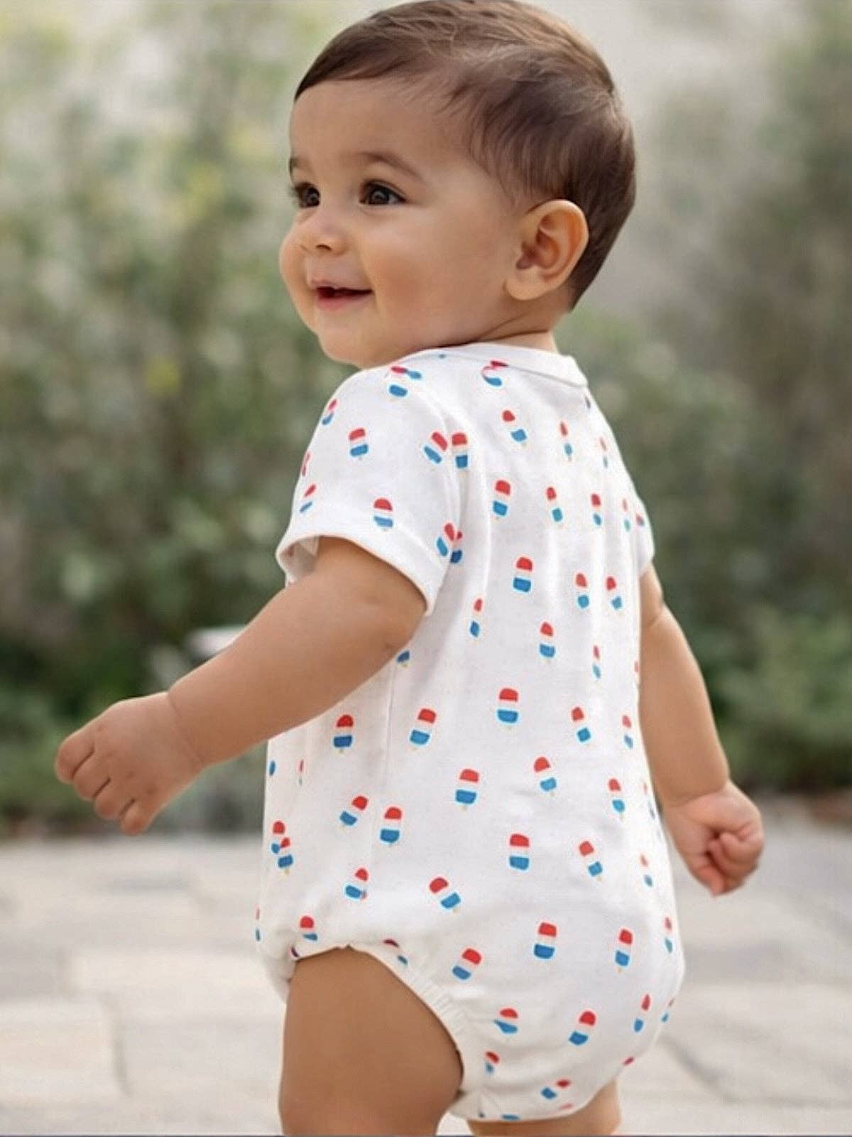 Popsicle / Organic Pointelle T-Shirt Bubble
