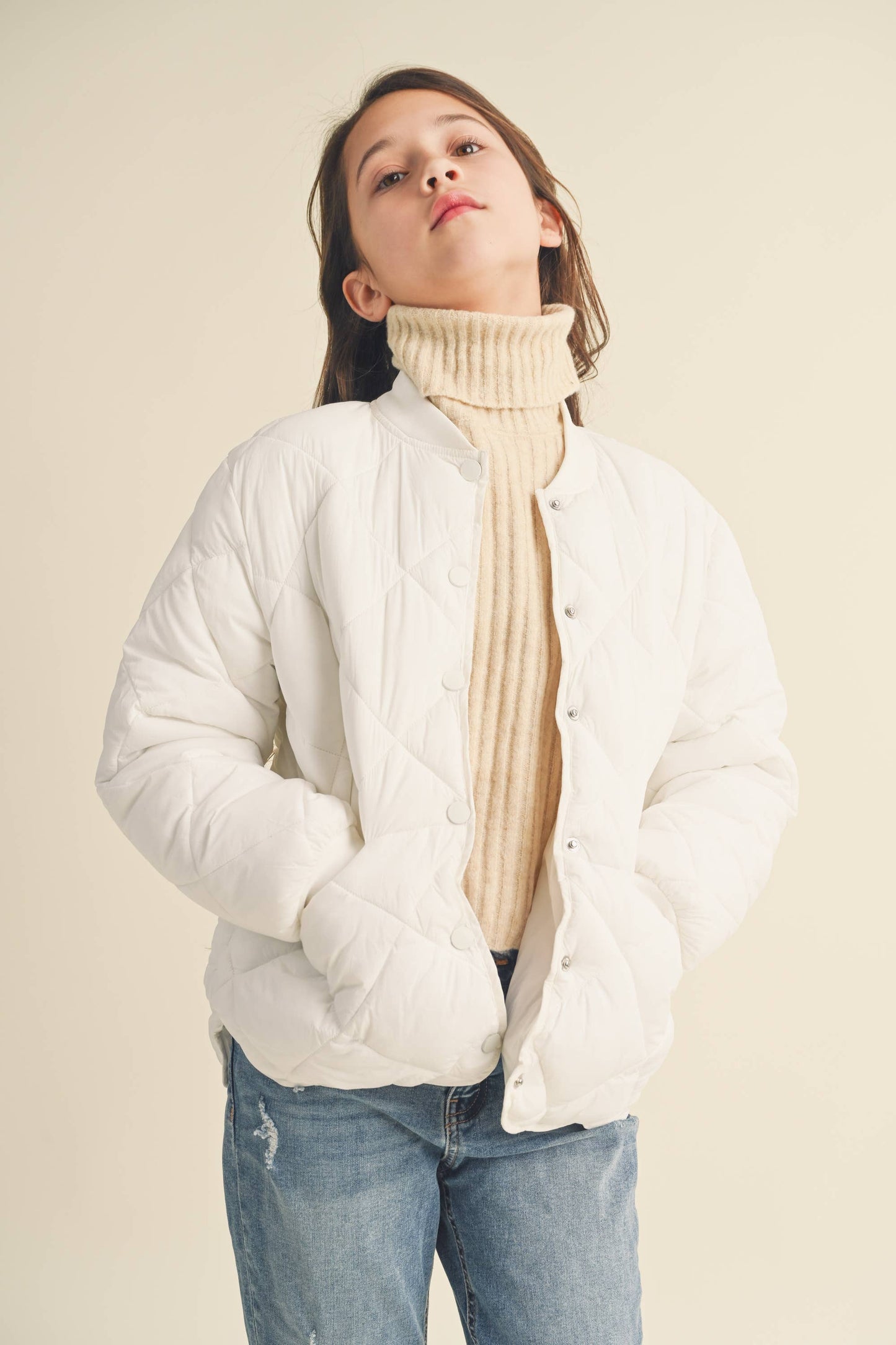 Girl's Quilted Jacket