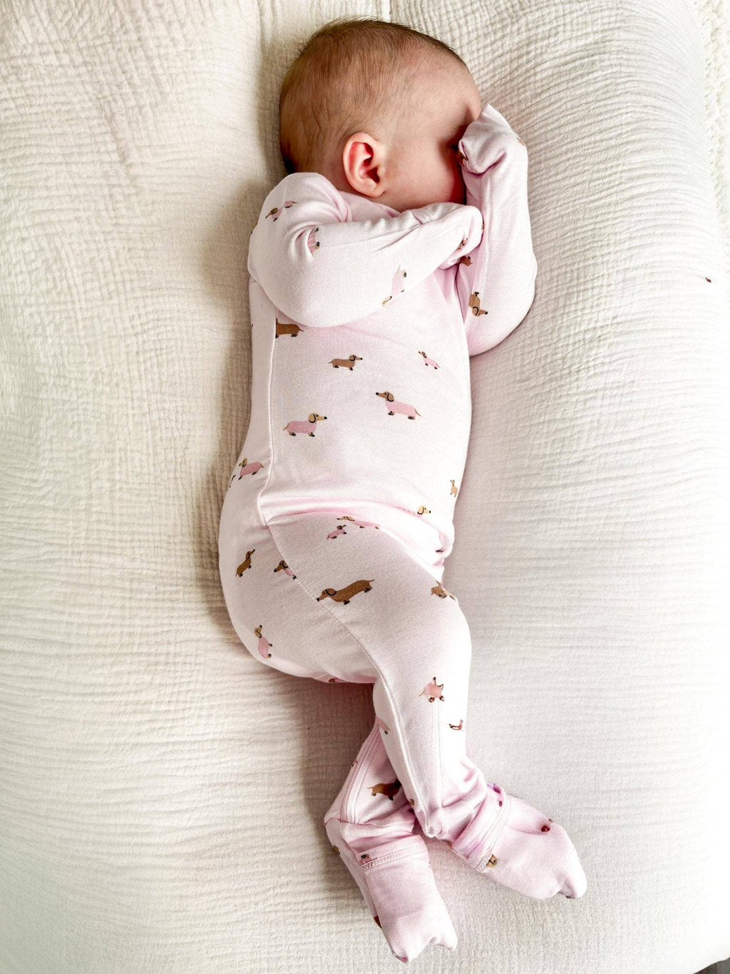 CONVERTIBLE PJ: Girl dog Pink
