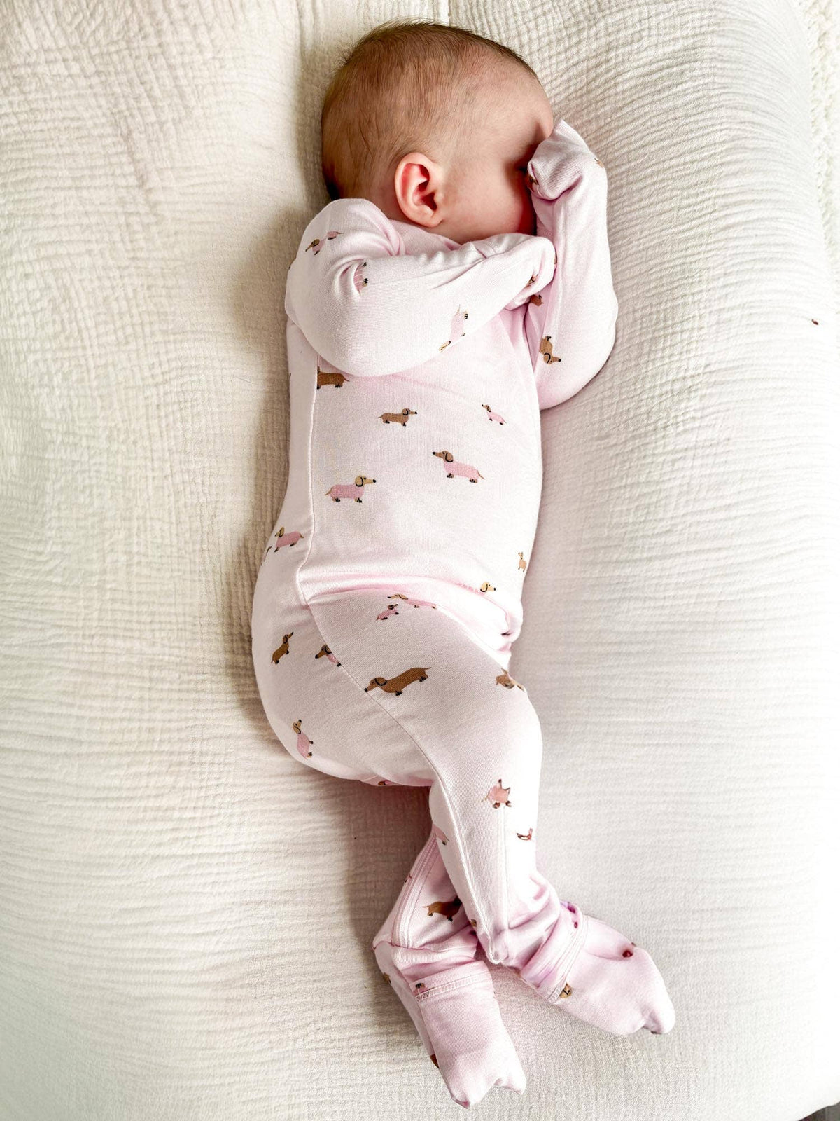 CONVERTIBLE PJ: Girl dog Pink
