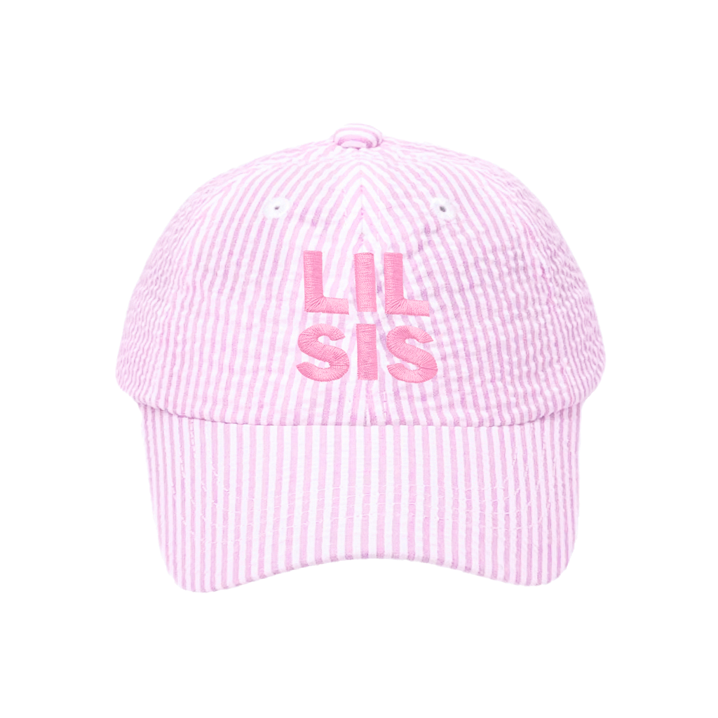 Lil Sis Bow Baseball Hat- Baby