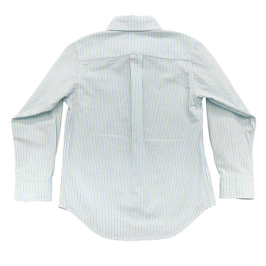 Carter Oxford Button Down- Coastal Seersucker