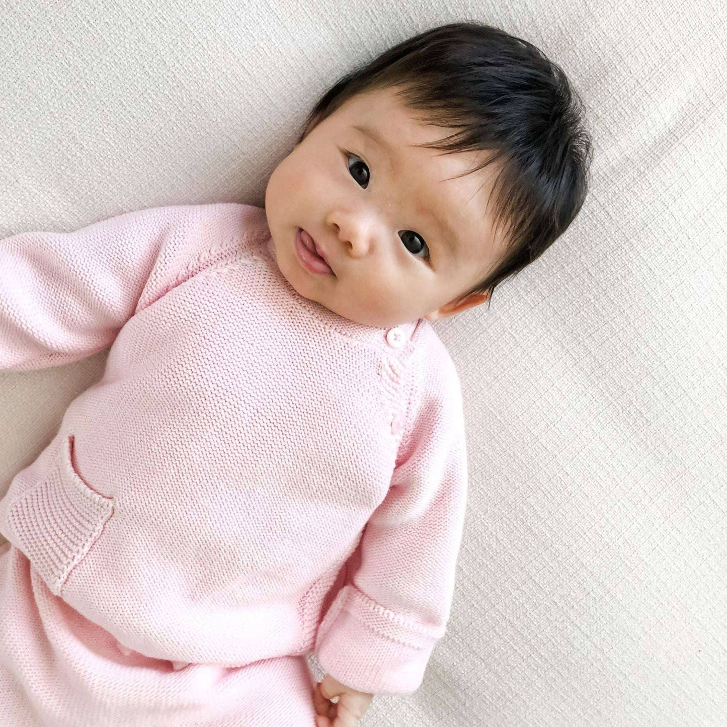 Little Darling Knit Top + Bottom_Pink: Girl / Pink